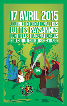 17 avril : les paysans du monde entier se mobilisent pour la souveraineté alimentaire et contre les traités de libre-échange